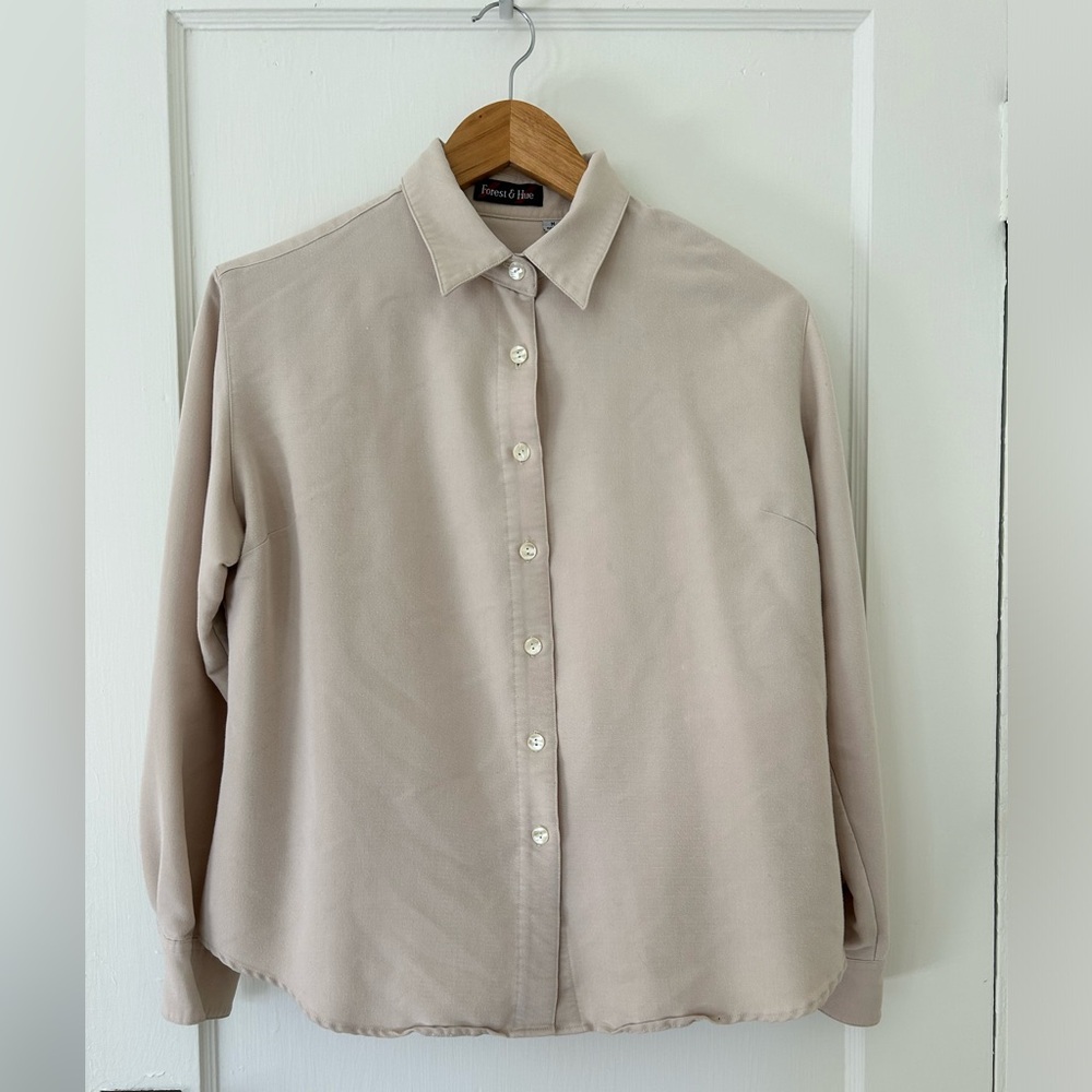 Tan Button Down - image 1